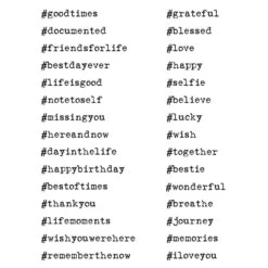 Tim Holtz - Hashtags