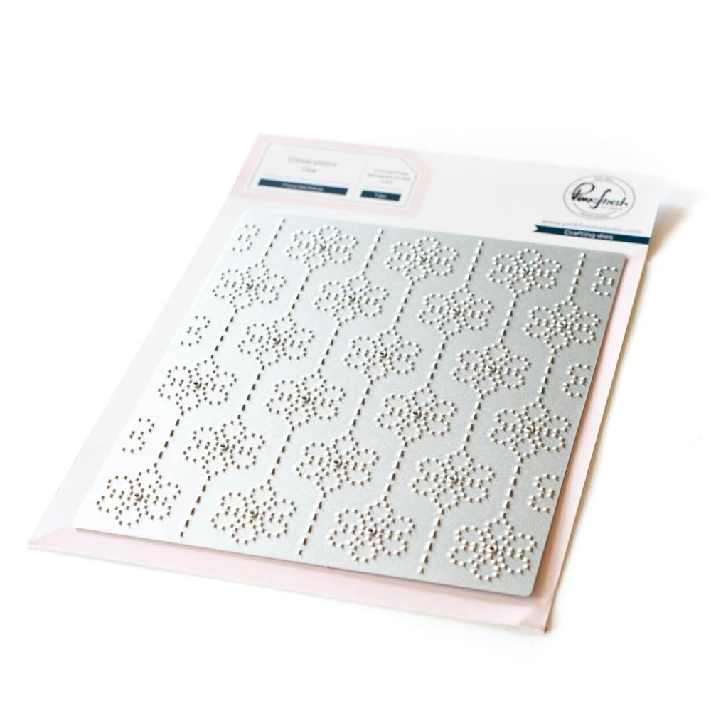 Pinkfresh Studio Essentials Die - Floral Backdrop Cover Plate 1 Pinkfresh Studio Essentials Die - Floral Backdrop Cover Plate