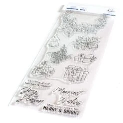 Pinkfresh Studio Clear Stamp Set 4"X12" - Holiday Elements