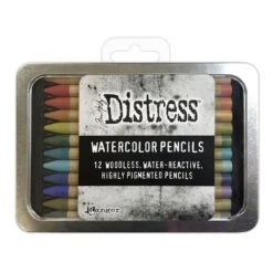 Ranger Tim Holtz Distress Watercolor Pencils 12 St Kit #3