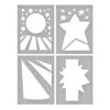 Stampendous Stencils - Starry Backdrop