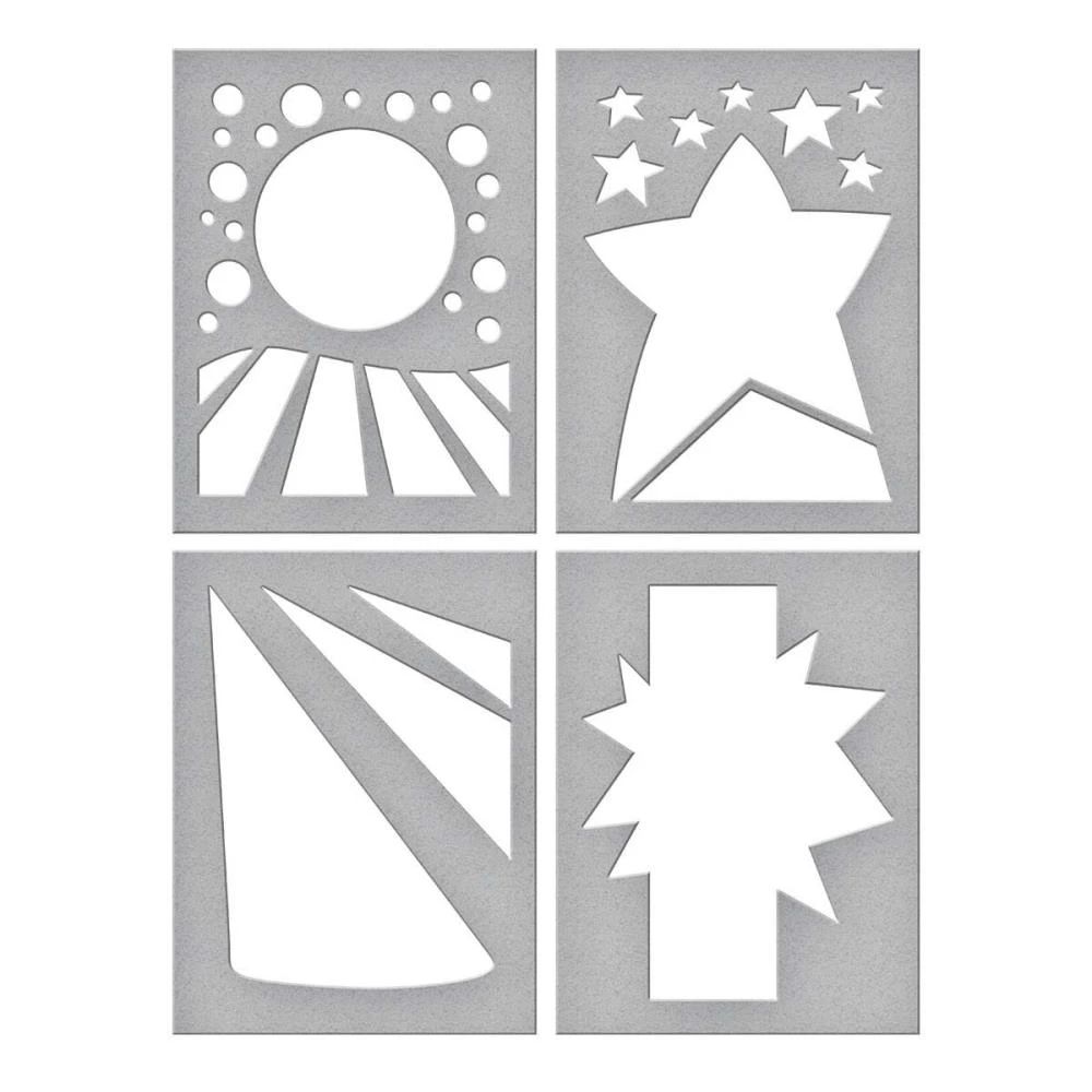 Stampendous Stencils - Starry Backdrop 1 Stampendous Stencils - Starry Backdrop