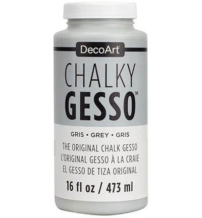 Chalky Gesso - Grey Storm 1 Chalky Gesso - Grey Storm