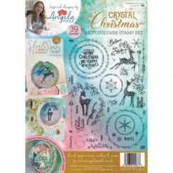 Angela Poole • Photopolymer Stamp Set Crystal Christmas A4