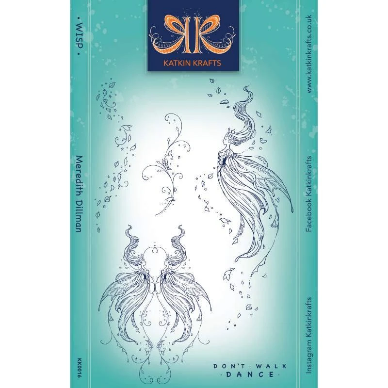 Katkin Krafts Wisp 6 In X 8 In Clear Stamp Set 1 Katkin Krafts Wisp 6 In X 8 In Clear Stamp Set