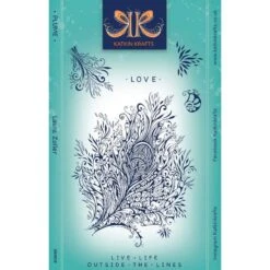 Katkin Krafts Plume 6 In X 8 In Clear Stamp Set