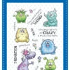 Whimsy Stamps - Monster Cuties Clear Stamps