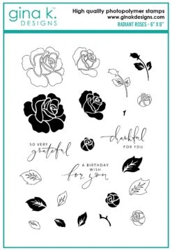 Gina K Designs - STAMPS- Radiant Roses