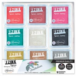 Aladine Izink Embossing Slow Dry Pigment Pastel Set