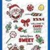 Whimsy Stamps - Candy Cane Lane Clear Stamps