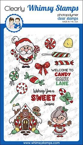 Whimsy Stamps - Candy Cane Lane Clear Stamps 1 Whimsy Stamps - Candy Cane Lane Clear Stamps