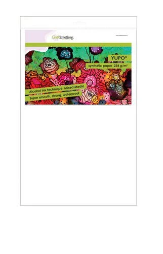 CraftEmotions - Yupo Weiß 10 Bg 32x46 Cm 234 Gr 1 CraftEmotions - Yupo Weiß 10 Bg 32x46 Cm 234 Gr