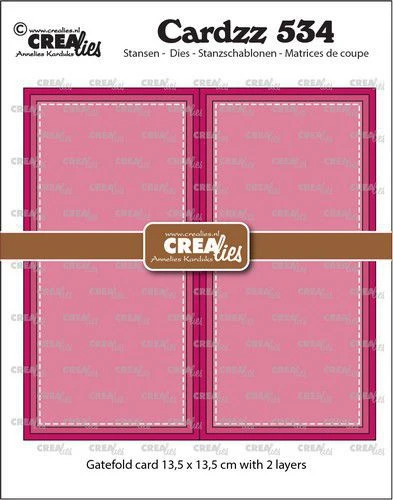 Crealies Cardzz Quadratische Gatefold-Karte 1 Crealies Cardzz Quadratische Gatefold-Karte