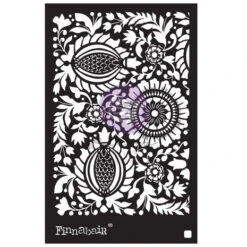 Finnabair Folk Florals 6x9 Inch Stencil