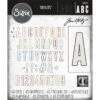 Sizzix • Thinlits Die Set Alphanumeric Bulletin 43Stück