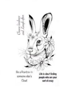 Sweet Poppy Stencil: A5 Stamp Set Hare