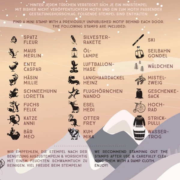 Cat On Appletrees - Ministempel-Adventskalender 5 6 Cat On Appletrees - Ministempel-Adventskalender 5 – Bild 6