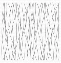 My Favorite Things Balloon Strings Background Rubber Stamp