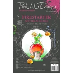 Pink Ink Designs Firestarter 6 In X 8 In Clear Stamp Set