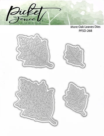 More Oak Leaves 4x4 Inch Metal Dies 1 More Oak Leaves 4x4 Inch Metal Dies