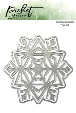 Picket Fence Studios - Snowflake Crystal Die 4x6 Inch Metal Dies