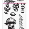 Ranger Dina Wakley Media Stamps Seeing Is Believing
