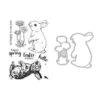 Hero Arts Clear Stamp & Die Combo -Color Layering Bunny Bundle