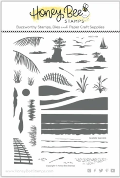 Honey Bee - Seaside Summer - 6x8 Stamp Set