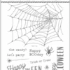 Honey Bee - Happy Halloween - 6x8 Stamp Set
