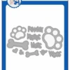 Whimsy Stamps - Puppy Paws Die Set