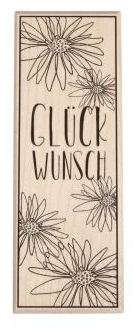 Rayher - Holzstempel Blütenmeer-Glückwunsch