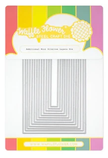 Waffle Flower - Additional Mini Slimline Layers Die