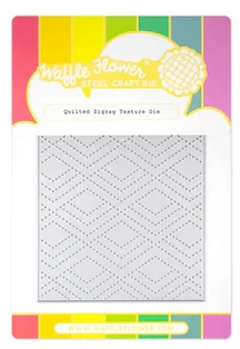 Waffle Flower - Quilted Zigzag Texture Die
