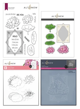 Altenew - Lotus Frame Complete Bundle 1 Altenew - Lotus Frame Complete Bundle