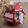 Metal Cutting Dies With Three-dimensional Santa Pop-up Card