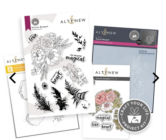 Altenew - Craft Your Life Project Kit Eclectic Bouquet 1 Altenew - Craft Your Life Project Kit Eclectic Bouquet