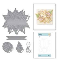 Spellbinders - Be Leave Me Etched Dies From Stained Glass Bouquet