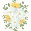 Honey Bee - Daisy Layers Bouquet - Set Of 6 Coordinating A2 Stencils
