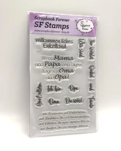 SF Stamps Willkommen Liebes Enkelkind