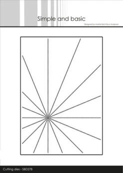 Simple And Basic A6 Sunrays Cutting Dies