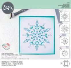 Sizzix Layered Stencils 4PK Snowflake