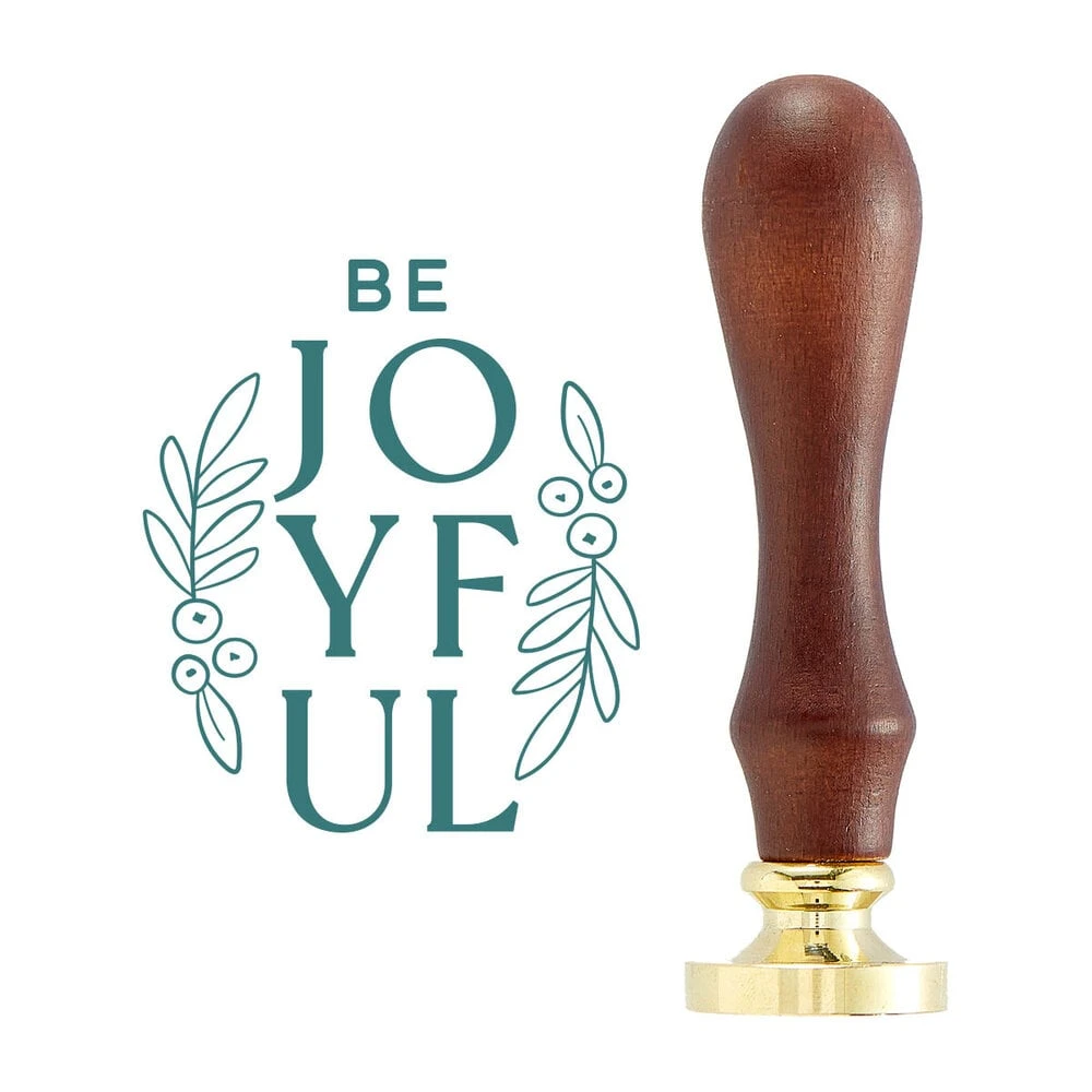 Spellbinders - Be Joyful Wax Seal Stamp 1 Spellbinders - Be Joyful Wax Seal Stamp