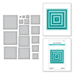 Spellbinders - Everlasting Squares Etched Dies