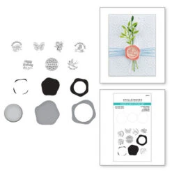 Spellbinders -- Faux Wax Seals Clear Stamp & D...