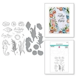 Spellbinders - Seahorse Garden Stamp & Die Set
