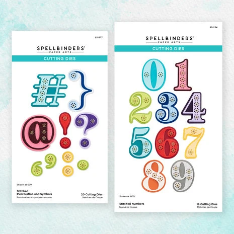 Spellbinders - Stitched Numbers & More Bundle 1 Spellbinders - Stitched Numbers & More Bundle