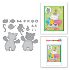 Spellbinders - Kitty Hugs Cutting Dies