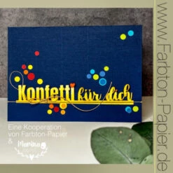 Farb Ton - Stanze "Konfetti Für Dich" (91)