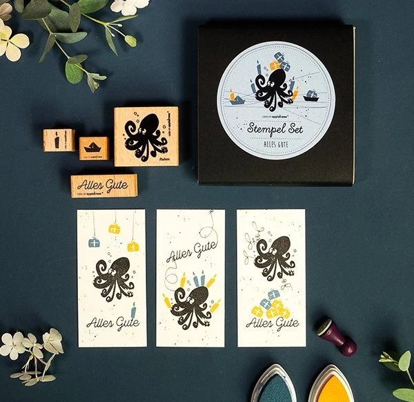 Cats On Appletrees - Stempelset 8 - Alles Gute 1 Cats On Appletrees - Stempelset 8 - Alles Gute