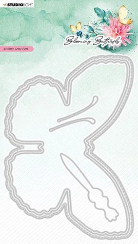 Studio Light Cutting Die Blooming Butterfly Nr.488 1 Studio Light Cutting Die Blooming Butterfly Nr.488